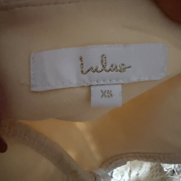 Lulus White Lace Cap Sleeve Plunge Mermaid Maxi Dress Size XS - Picture 12 of 12